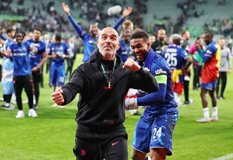 HLV Enzo Maresca giúp Chelsea thắng danh hiệu châu Âu và trở lại Champions League trong năm đầu tiên phụ trách. 2fa6ff4e-7a65-44f8-b4d6-7a852534f133.jpg