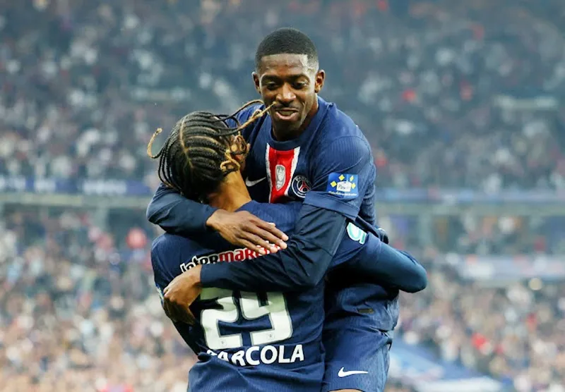 Dembele khẳng định là một trong những cầu thủ xuất sắc nhất châu Âu khi ghi 30 bàn trên mọi đấu trường. PSG.jpg