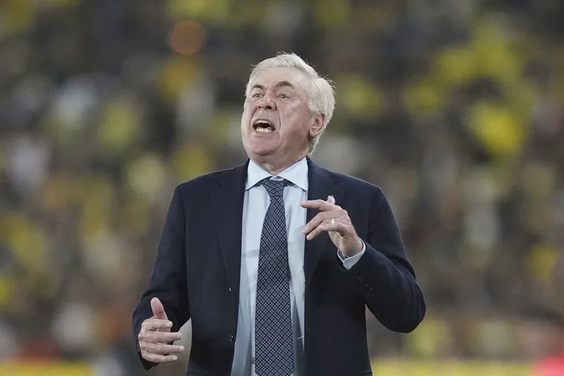 Carlo Ancelotti đã có khởi đầu đáng thất vọng với tư cách là HLV trưởng đội tuyển Brazil. Carlo Ancelotti.jpg