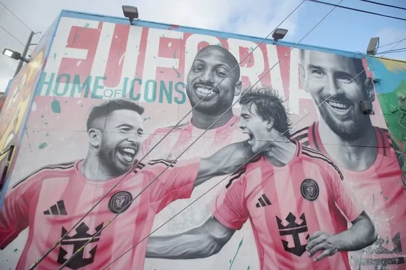 Bức tranh tường Messi ở Miami