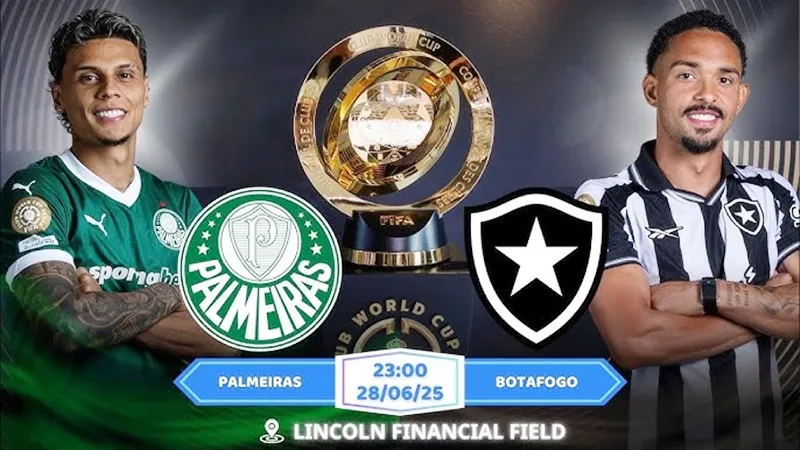 Botafogo và Palmeiras chuẩn bị thêm một chương nữa vào sự cạnh tranh dữ dội ở trận vòng 16 đội “toàn Brazil”.