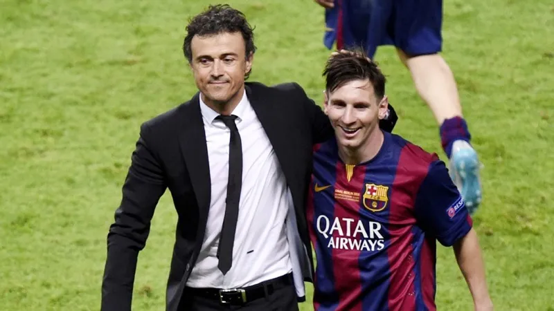HLV Luis Enrique đã cảnh báo PSG không được xem thường mối đe dọa từ cậu học trò cũ Lionel Messi. Luis Enrique.jpg