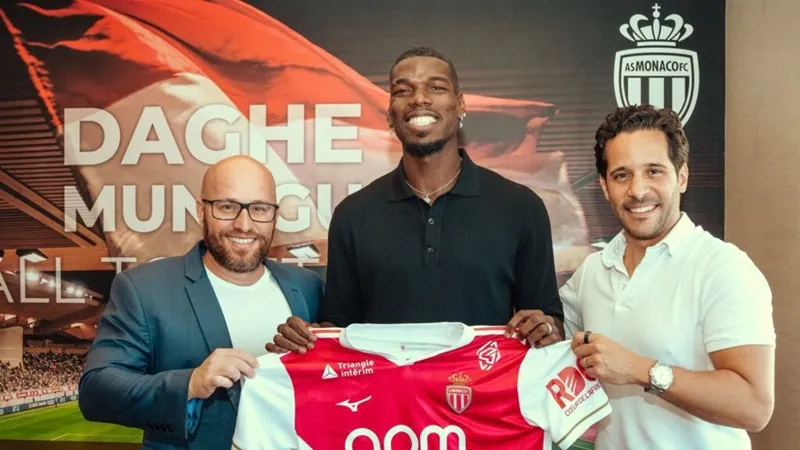Paul Pogba gia nhập Monaco theo hợp đồng 2 năm trong nỗ lực khởi động lại sự nghiệp.