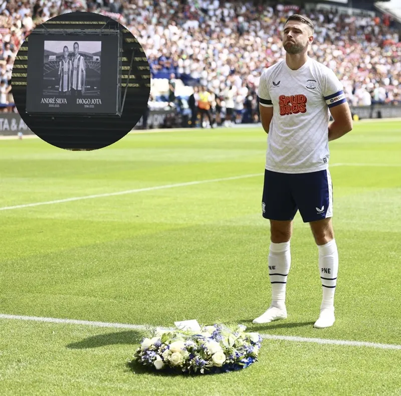 Liverpool và Preston North End tưởng nhớ Diogo Jota trong trận giao hữu tiền mùa giải vào Chủ nhật. Liverpool11.jpg