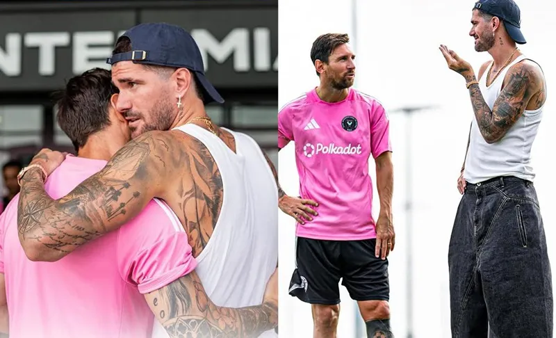 Rodrigo De Paul sát cánh cùng Lionel Messi sẽ tạo sức bật mới cho đội của HLV Javier Mascherano. Inter Miami CF.jpg