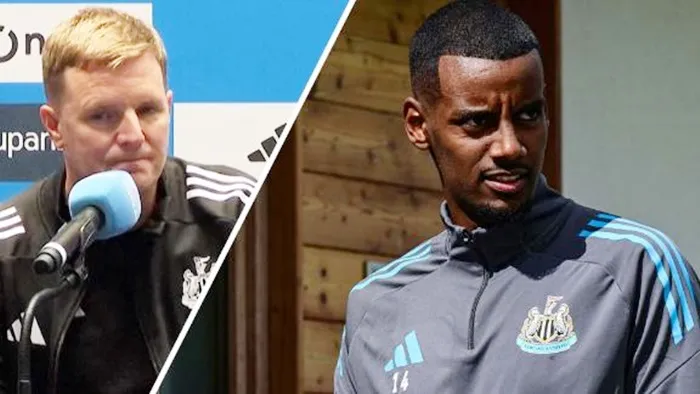 HLV Eddie Howe ngày càng không chắc chắn khi nói về tương lai của Isak. Liverpool1.jpg