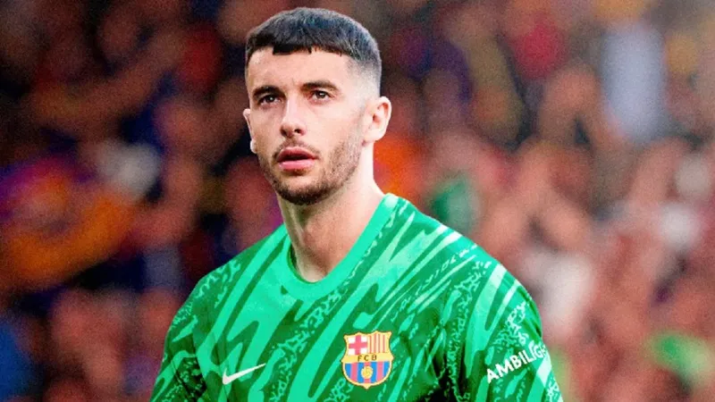 Barcelona tự tin sẽ đáp ứng các yêu cầu của luật công bằng tài chính để đăng ký thủ môn tân binh Joan Garcia. Joan Garcia..jpg