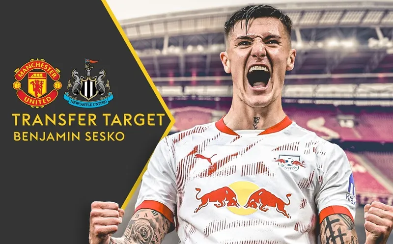 Benjamin Sesko chỉ muốn gia nhập Man.United dù CLB chủ quản RB Leipzig chấp nhận Newcastle.