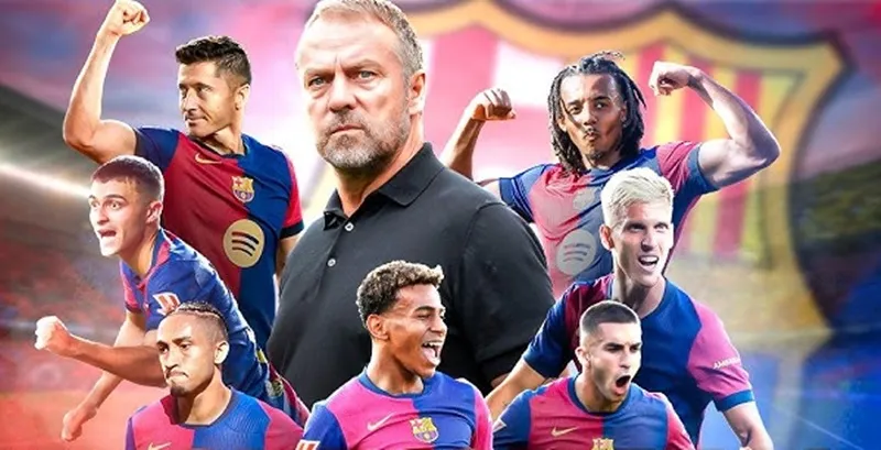 HLV Hansi Flick dù chưa hoàn thiện đội hình nhưng đã sẵn sàng cho hành trình chinh phục mới.