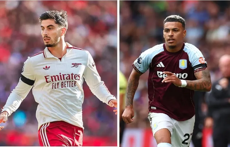 Kai Havertz và Morgan Rogers