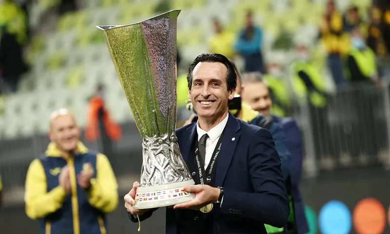 HLV Unai Emery của Aston Villa là kỷ lục gia của Europa League với 4 lần đăng quang.