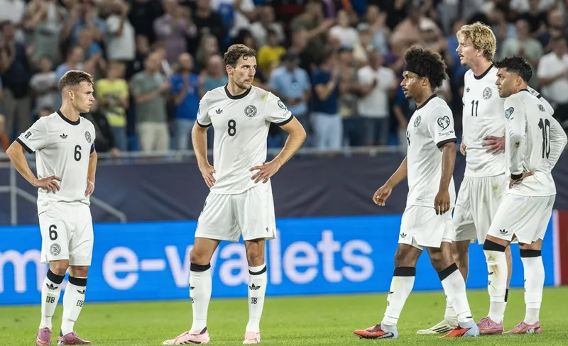 Tuyển Đức thua trận sân khách đầu tiên trong khuôn khổ vòng loại World Cup với tỷ số 0-2 tại Slovakia.