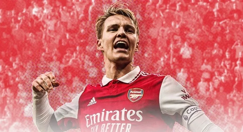 Thủ quân Martin Odegaard của Arsenal