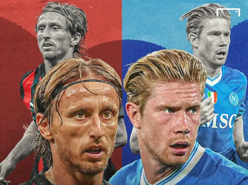 Luka Modric và Kevin De Bruyne sẽ có cuộc chạm trán đầu tiên tại Serie A.