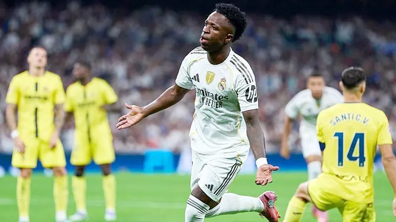 Vinicius Junior lập cú đúp giúp Real Madrid đánh bại Villarreal 3-1.