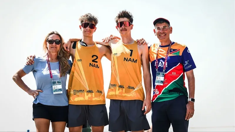 Nhà Kraft tại Giải vô địch bóng chuyền bãi biển U21 Thế giới 2025 tại Puebla (Mexico). Ảnh: FIVB