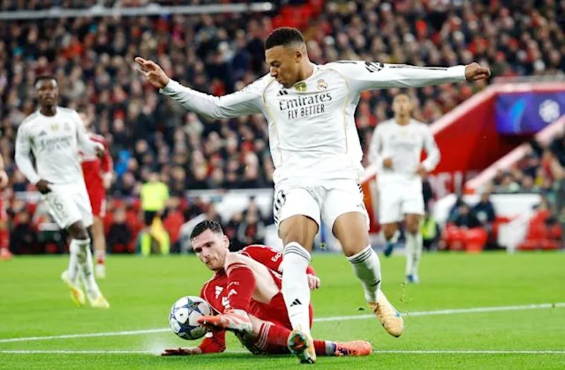 Kylian Mbappe quyết cùng Real Madrid quật khởi sau trận thua Liverpool tại Champions League.