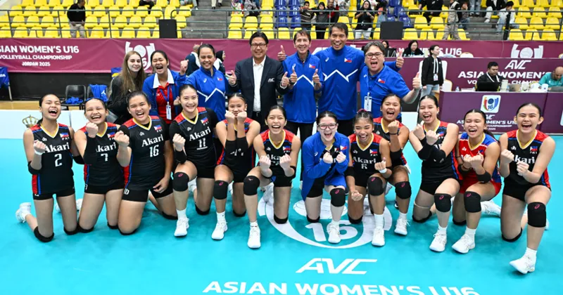 Philippines giành tấm vé lịch sử đến với Giải vô địch bóng chuyền nữ U17 thế giới 2026. Ảnh: AVC