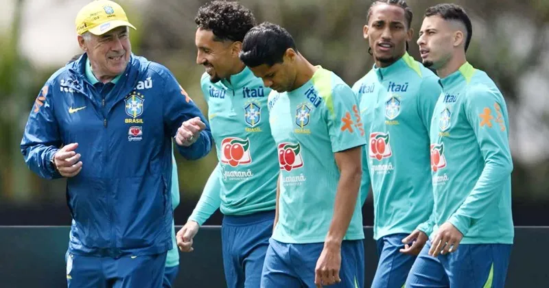 HLV Carlo Ancelotti ngày càng cảm thấy thoải mái trong vai trò HLV trưởng tuyển Brazil.