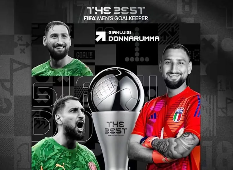 Gianluigi Donnarumma đã được FIFA vinh danh là Thủ môn nam xuất sắc nhất The Best 2025.