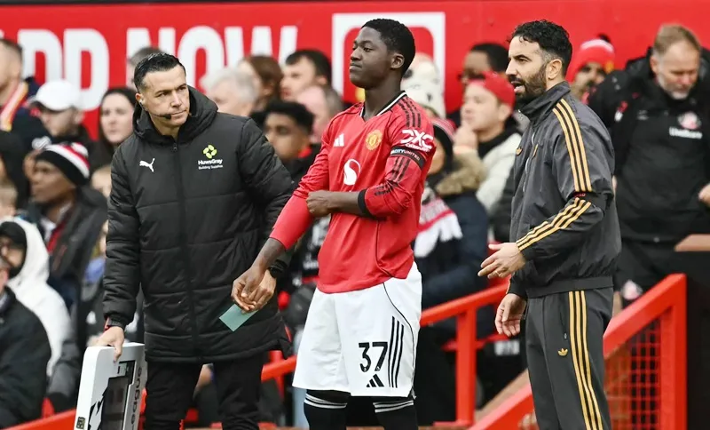 HLV Ruben Amorim khẳng định tiền vệ trẻ Kobbie Mainoo là đại diện cho tương lai của Man.United.