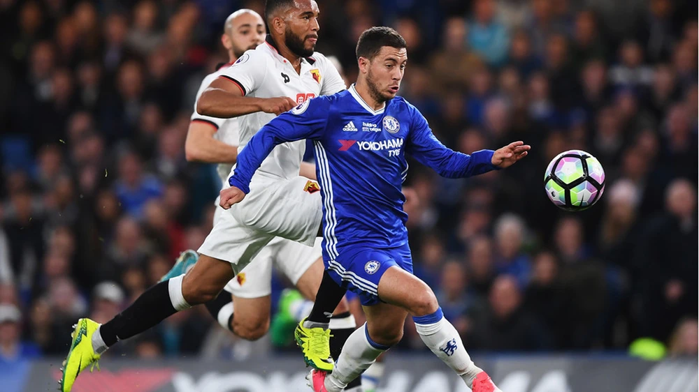 Eden Hazard (phải) đang là một trong những ngôi sao tấn công đẳng cấp hàng đầu.