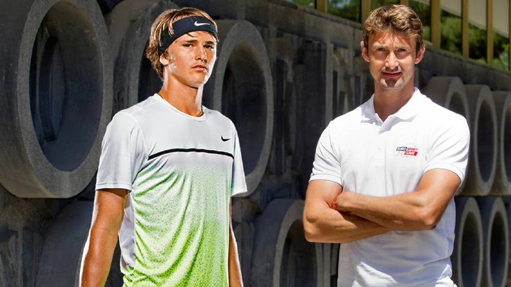 Alexander Zverev (trái) và Juan Carlos Ferrero sẽ làm việc với nhau kể từ nửa sau mùa giải sân cứng năm nay.