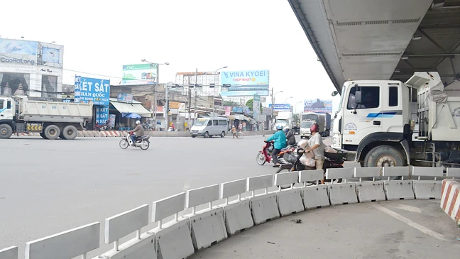 Ngã tư Vũng Tàu - điểm đầu QL51 giao với QL1 đang là ‘điểm đen” giao thông