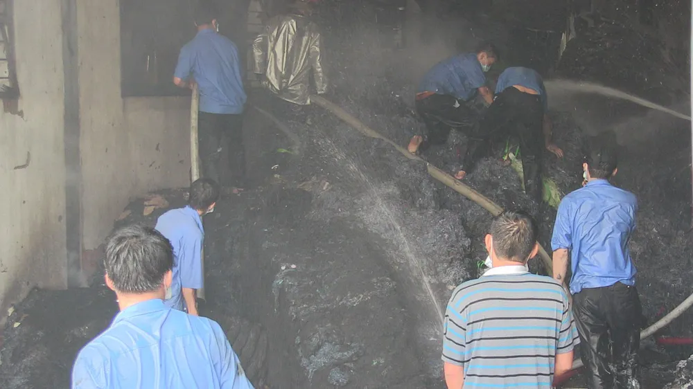 Cháy Khu công nghiệp Tân Thới Hiệp, công nhân bỏ chạy tán loạn ảnh 5