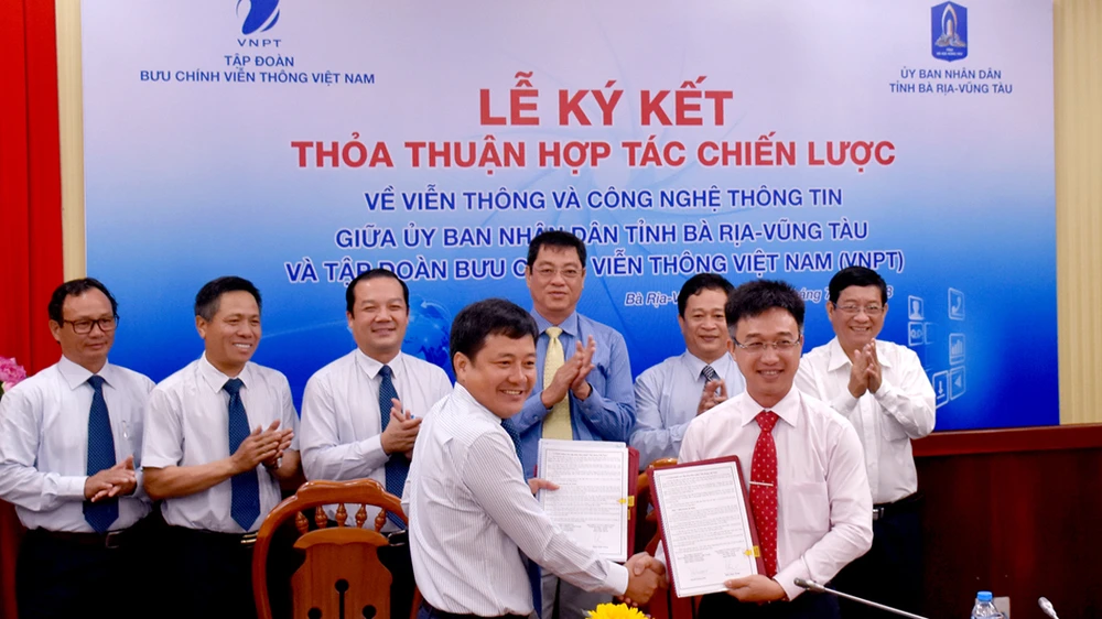 VNPT ký thỏa thuận hợp tác chiến lược về viễn thông và công nghệ thông tin với UBND tỉnh Bà Rịa- Vũng Tàu