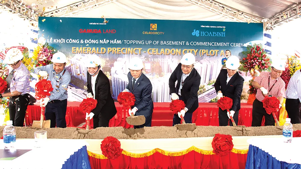 Hòa Bình khởi công giai đoạn 3 dự án Celadon City trị giá gần 660 tỷ đồng