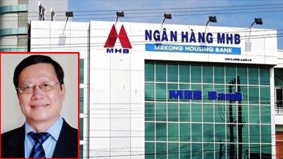 Ông Huỳnh Nam Dũng (ảnh nhỏ), cựu Chủ tịch HĐQT MHB