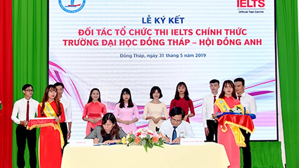 Lễ ký kết giữa ĐH Đồng Tháp và Hội đồng Anh