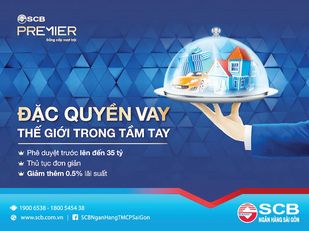 SCB triển khai sản phẩm vay cho khách hàng Premier