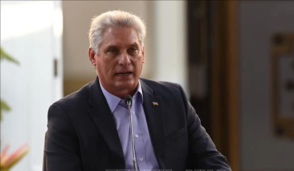 Chủ tịch Hội đồng Nhà nước và Hội đồng Bộ trưởng Cuba Miguel Díaz-Canel Bermúdez được Quốc hội nước này bầu vào cương vị Chủ tịch Cuba. Ảnh: TTXVN