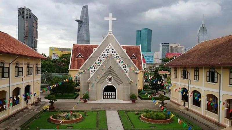 Tu viện Hội Dòng Mến Thánh Giá Thủ Thiêm. Nguồn: conggiaovn.com
