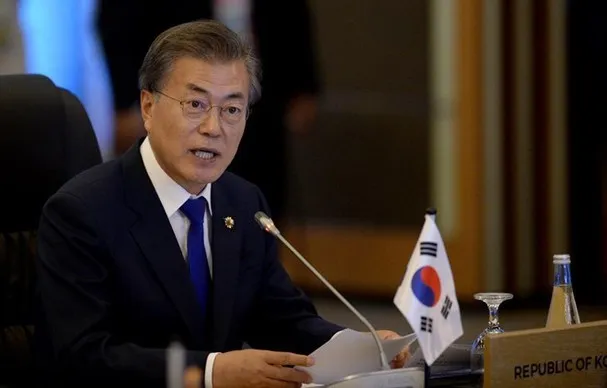 Tổng thống Hàn Quốc Moon Jae-in. Nguồn: REUTERS