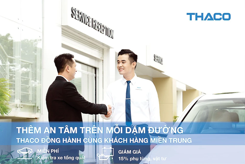 Thaco đồng hành cùng khách hàng miền Trung