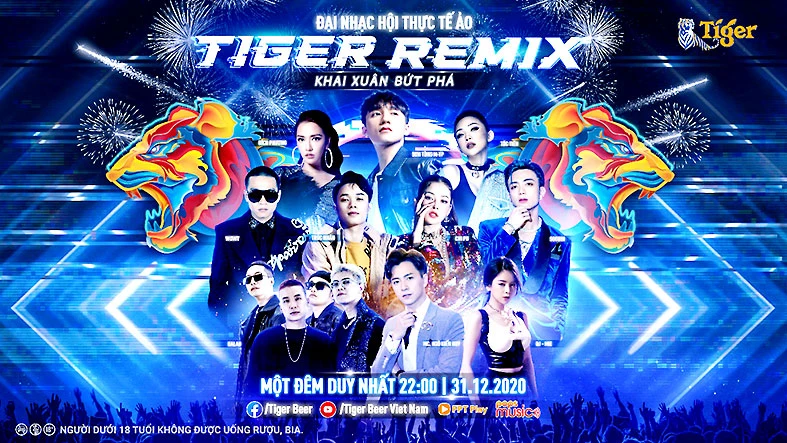 Khai Xuân bứt phá cùng Tiger Remix 2021 