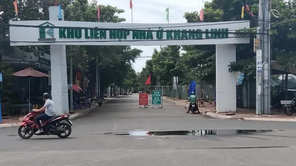 Dự án khu nhà ở Khang Linh. Ảnh: NÔNG NGÂN