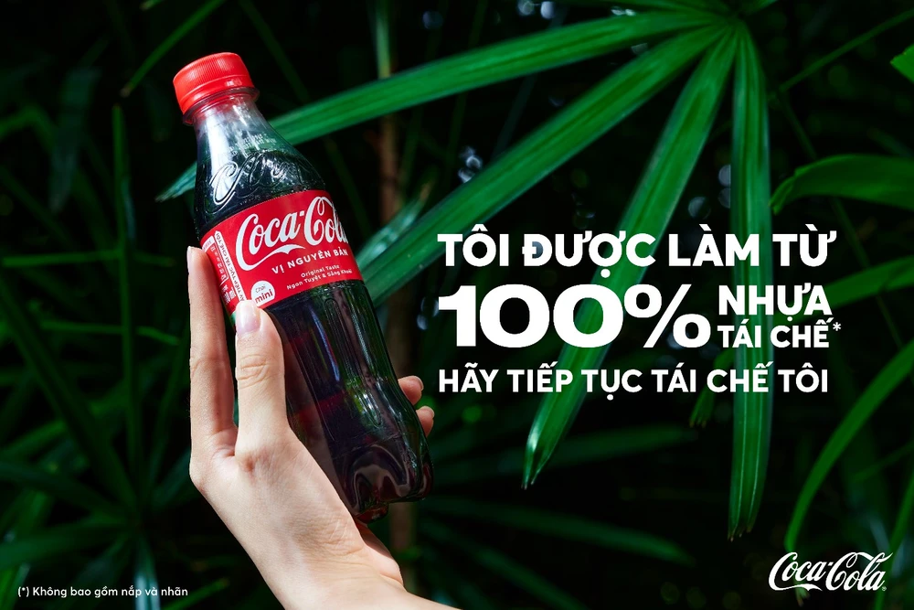 Ra mắt chai Coca-Cola làm từ 100% nhựa tái chế ở Việt Nam