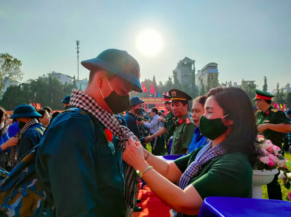 Năm nay, quận Gò Vấp có 238 thanh niên trúng tuyển nghĩa vụ quân sự và nghĩa vụ Công an nhân dân Năm nay, quận Gò Vấp có 238 thanh niên trúng tuyển nghĩa vụ quân sự và nghĩa vụ Công an nhân dân