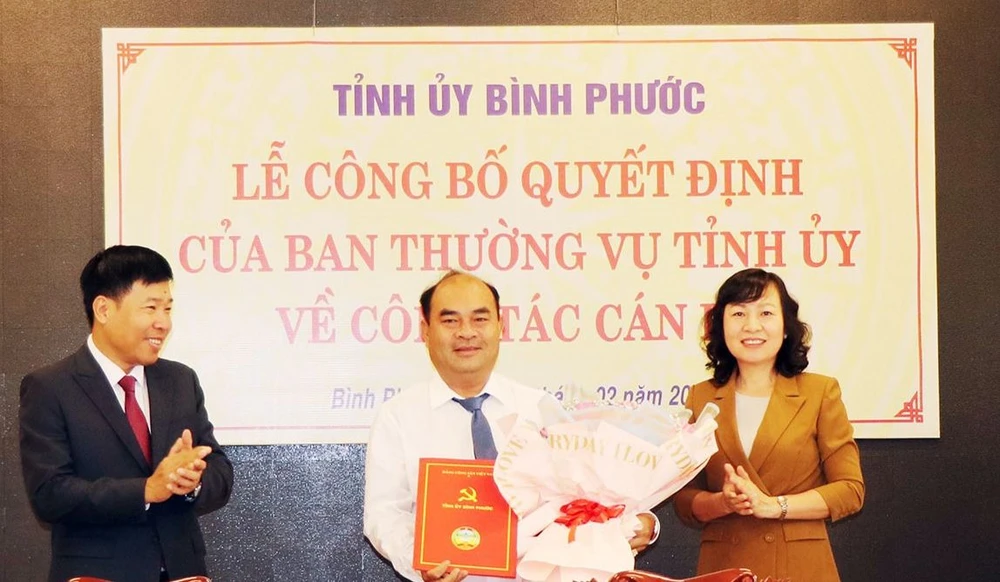 Bình Phước: Điều động Bí thư Thị ủy Chơn Thành giữ chức Phó Bí thư Đảng đoàn HĐND tỉnh