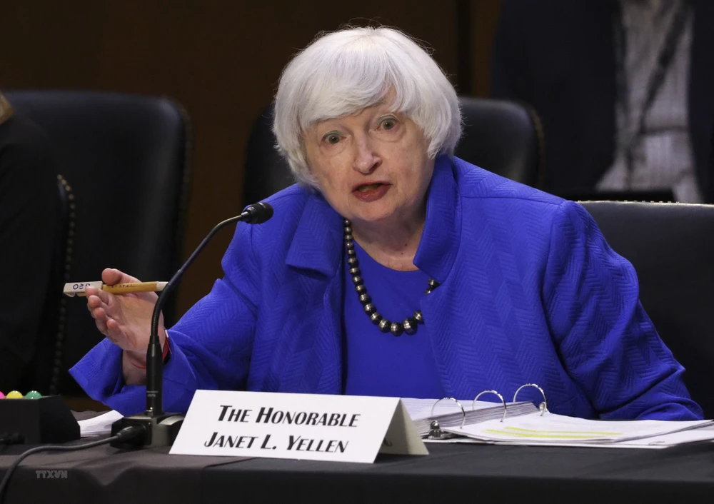 Bộ trưởng Tài chính Mỹ Janet Yellen. Nguồn: TTXVN 