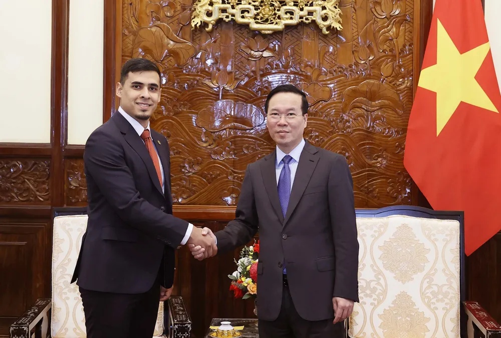 Chủ tịch nước Võ Văn Thưởng tiếp Đại sứ Cộng hòa Venezuela Juan Carlos Fernandes Juarez Chủ tịch nước Võ Văn Thưởng tiếp Đại sứ Cộng hòa Venezuela Juan Carlos Fernandes Juarez