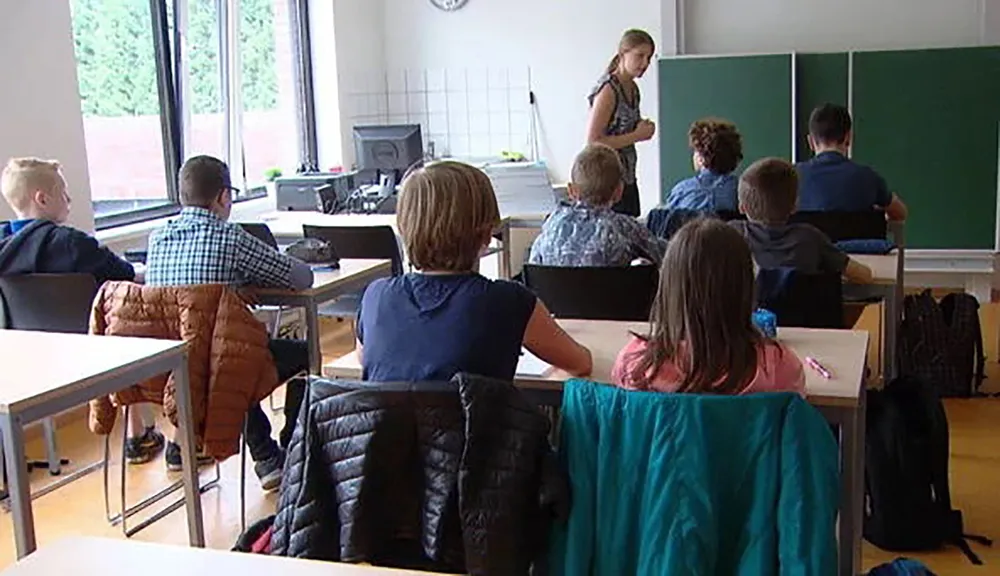 Một lớp học ở Bỉ Ảnh: trên trang wereildshool