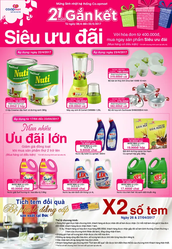 Siêu thị Co.opmart lại giảm giá mạnh cuối tuần ảnh 1 Siêu thị Co.opmart lại giảm giá mạnh cuối tuần ảnh 1