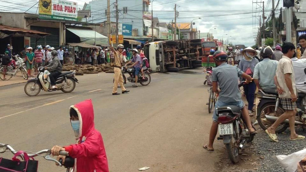 Hình hiện trường vụ tai nạn