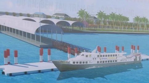 Phối cảnh dự án bến cảng cao tốc Trần Đề- Côn Đảo