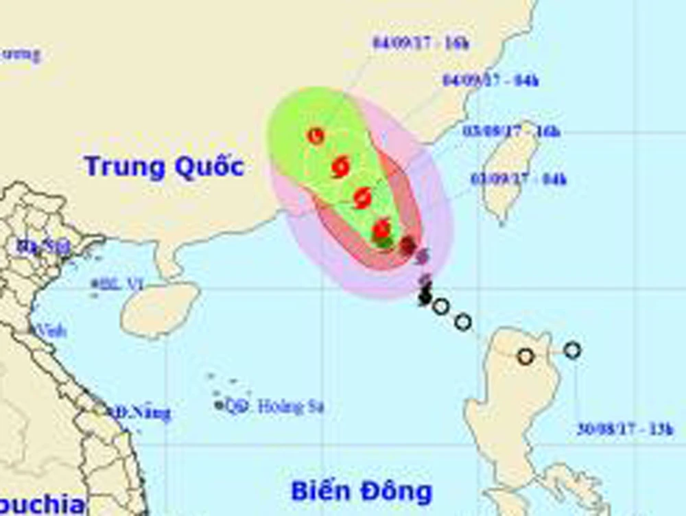 Trong 12 đến 24 giờ tiếp theo, bão số 8 di chuyển theo hướng Bắc Tây Bắc và suy yếu dần ảnh 1 Trong 12 đến 24 giờ tiếp theo, bão số 8 di chuyển theo hướng Bắc Tây Bắc và suy yếu dần ảnh 1